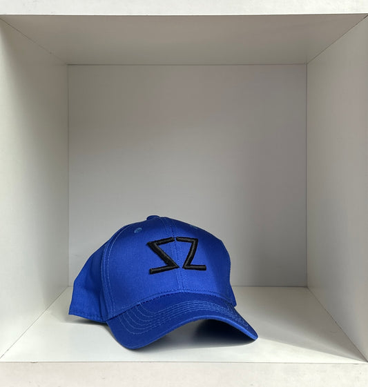 SZ Black on Blue Premium Cap